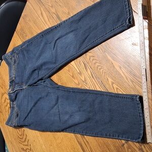 DEMOCRACY Jeans Womens 12 BLUE AB TECHNOLOGY Preowned Dark Wash Used Denim Pants